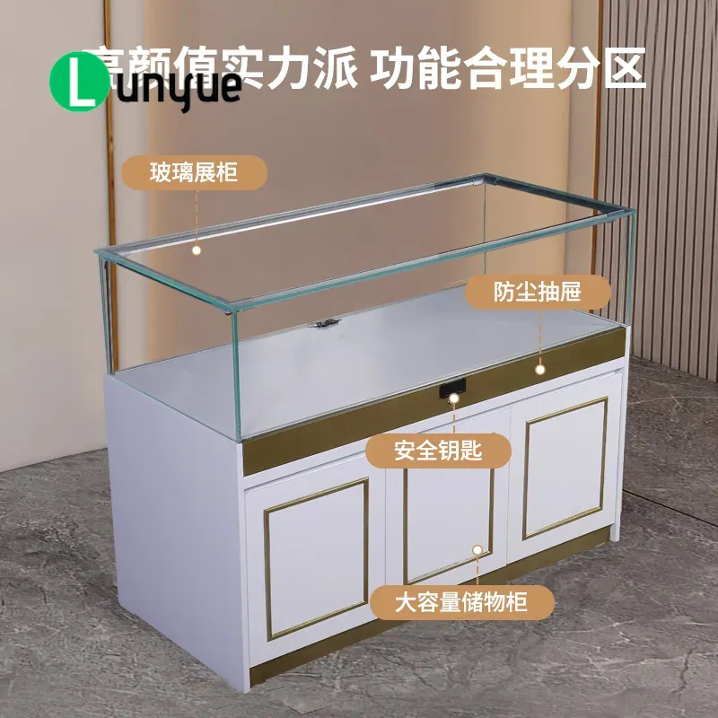 Wooden Display Cabinet for Des - огляд і ціна Luxury Skincare Samples
