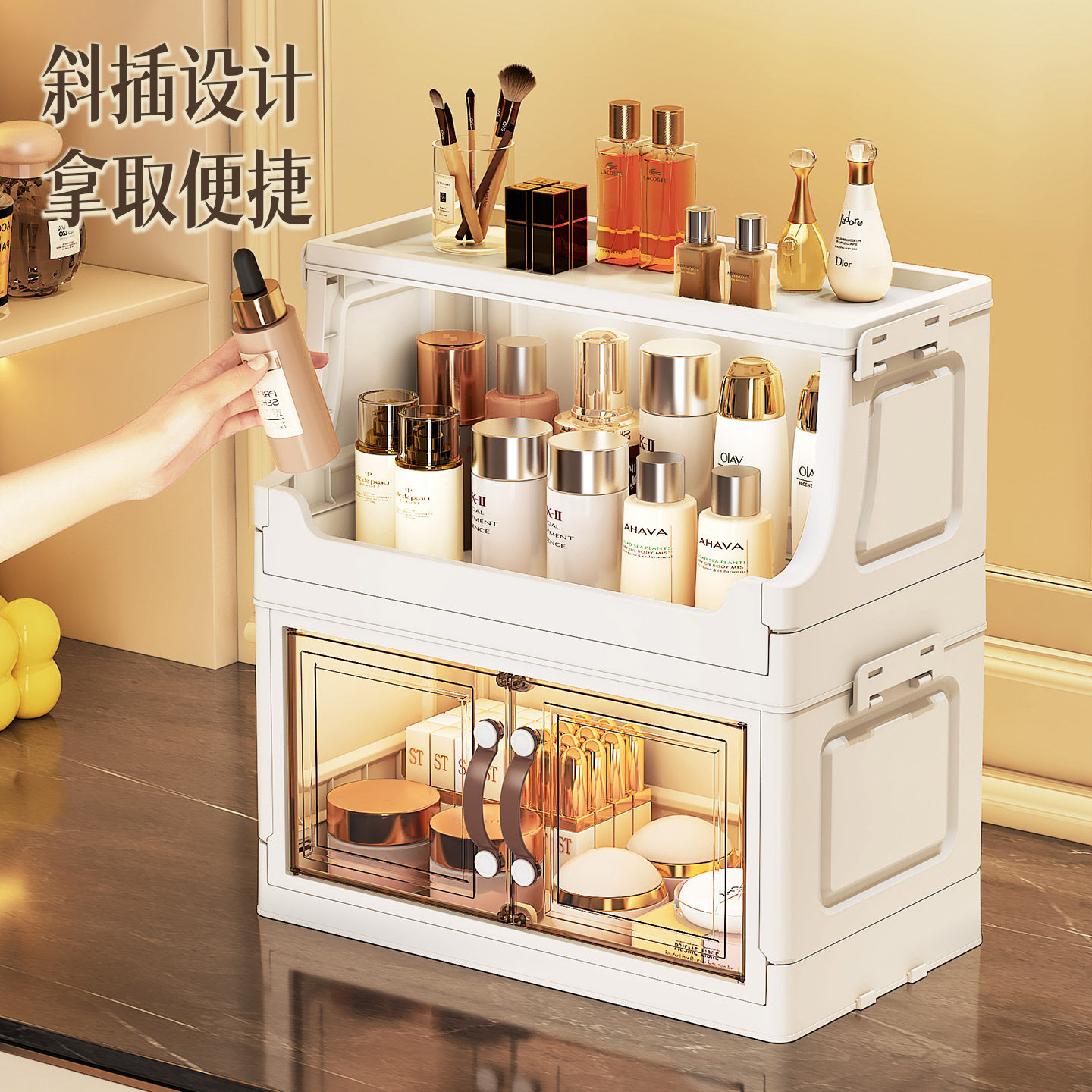 Multi Layer Desktop Skincare S - огляд і ціна Luxury Skincare Organizer