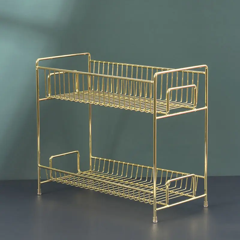 Luxury Metal Golden Cosmetic R - огляд і ціна Luxury Skincare Organizer
